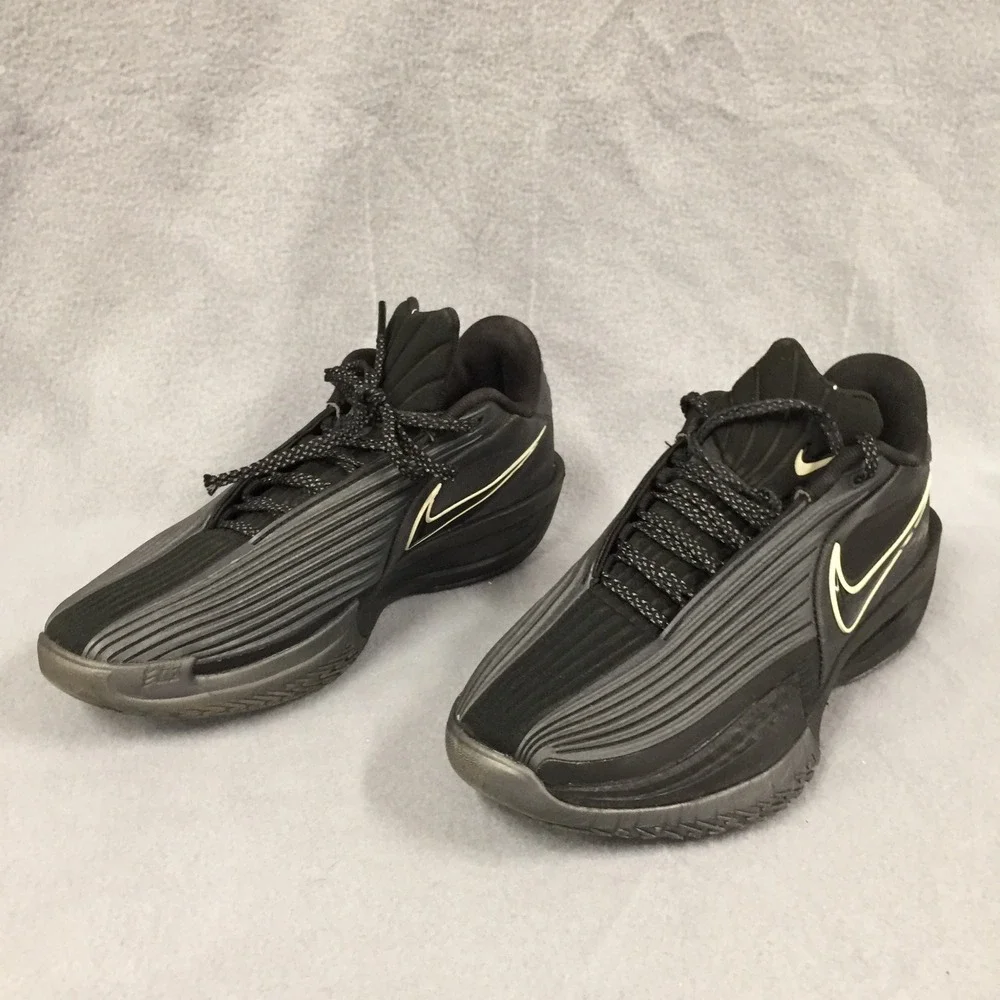 Nike Air Zoom GT Cut 3 Triple Black Basketball‎ Shoes Mens 4.5 Womens 6